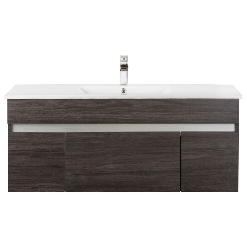 Cutler Kitchen & Bath Ivory Floating 48" Single bathroom Vanity Wayfair